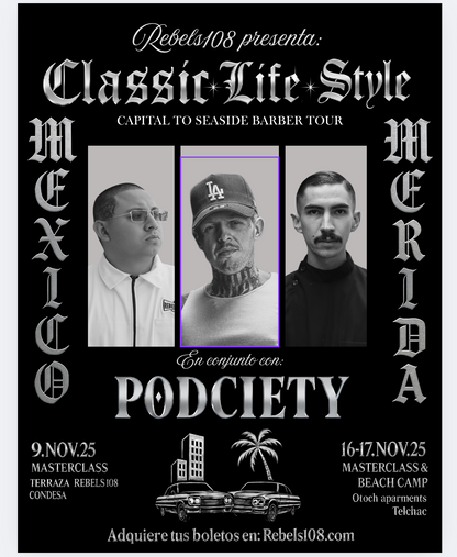 Boletos &quot;PODCIETY-REBELS108&quot;