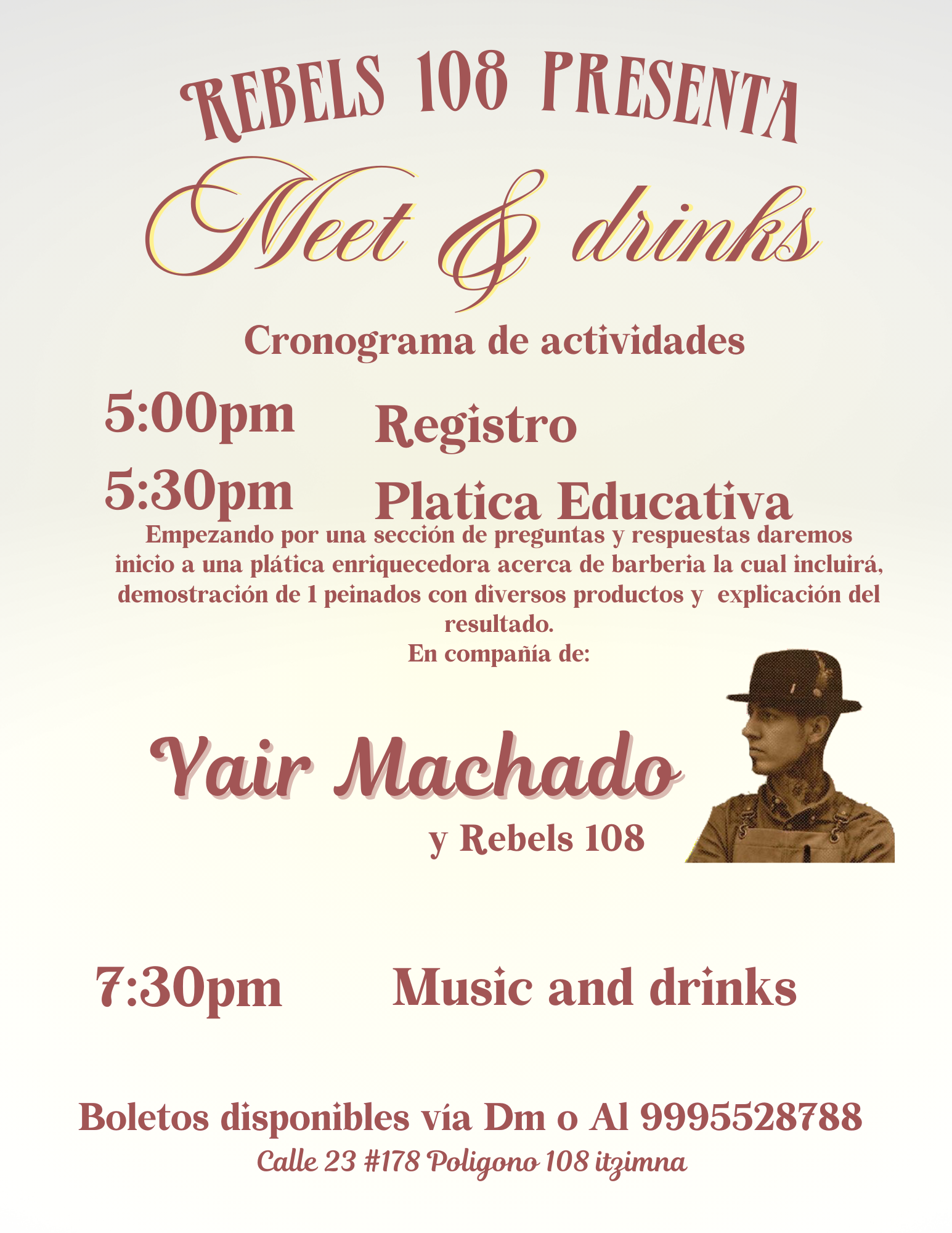 Boletos “Meet and drinks”
