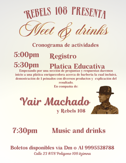 Boletos “Meet and drinks”